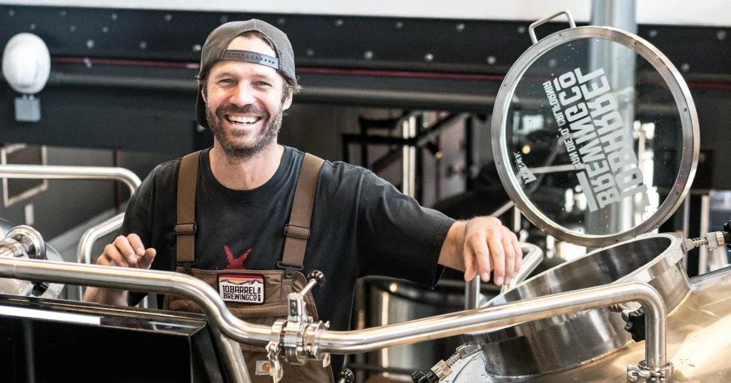 Brewer at a small Swiss brewery