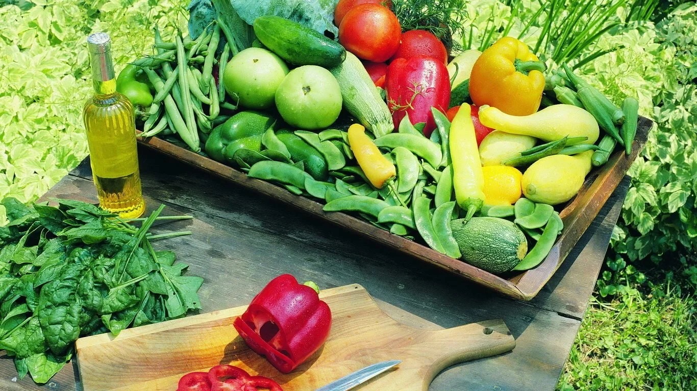 Fresh Organic Vegetables for Vegetarian Cuisine in Basel