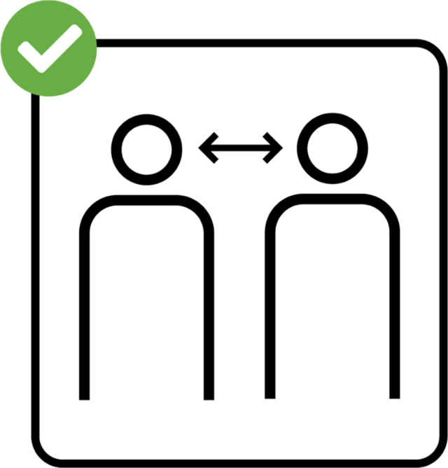 Gardez vos distances.