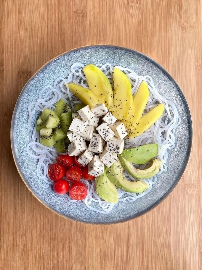 Organic Poke Bowl at the Bar Basel Library
