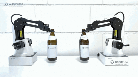 An animated machine as a symbol of automation