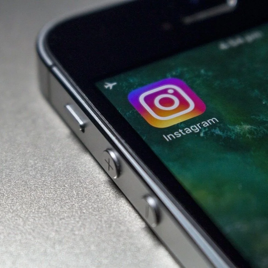Instagram app on a smartphone