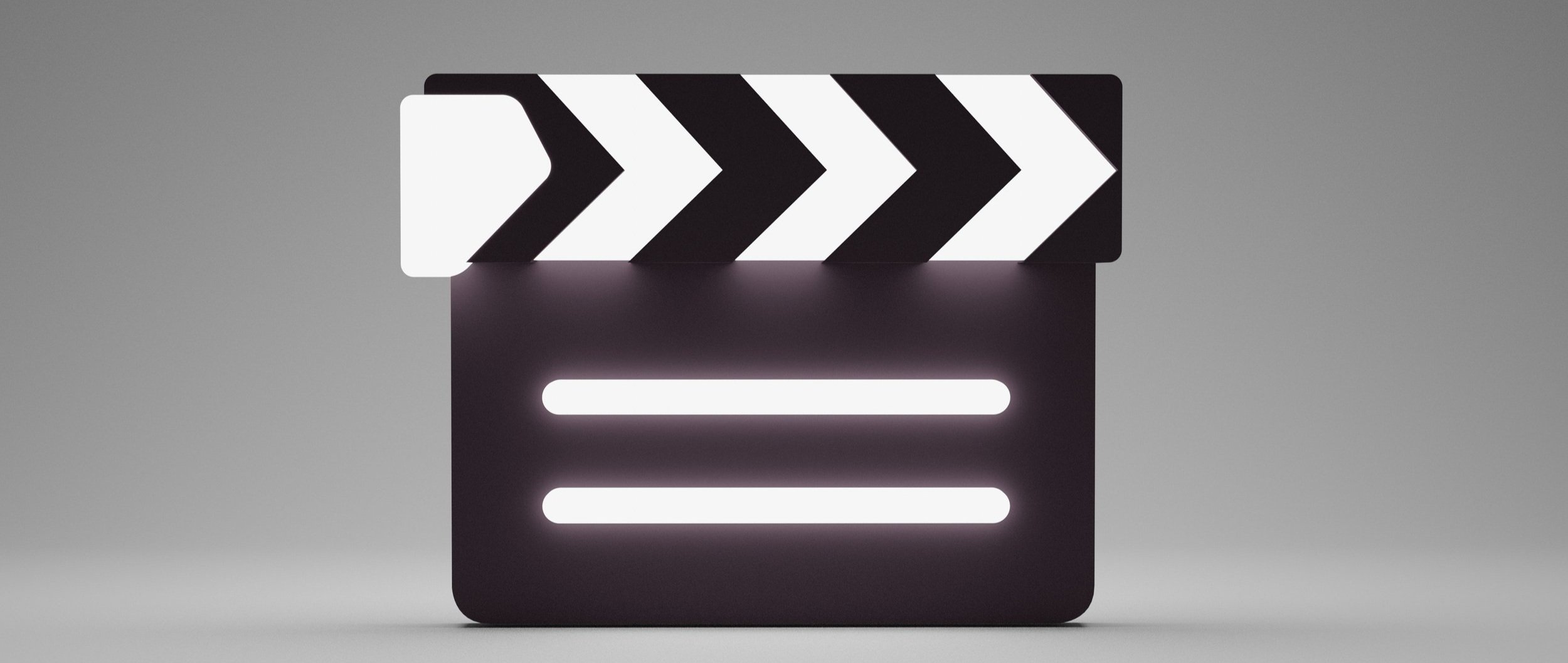 The Film Clapperboard as a Symbol for Short Videos in Marketing